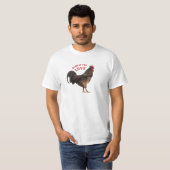 Blink als je gek bent op rooster t-shirt (Voorkant volledig)