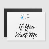 Blink als je me grappige mannen wilt (Voorkant / Achterkant)