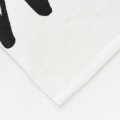 Blink als je me grappige mannen wilt fleece deken (Hoek)