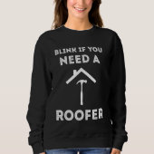 BLink als u dakbedekkingsaannemer hamerdaken nodig Trui (Voorkant)