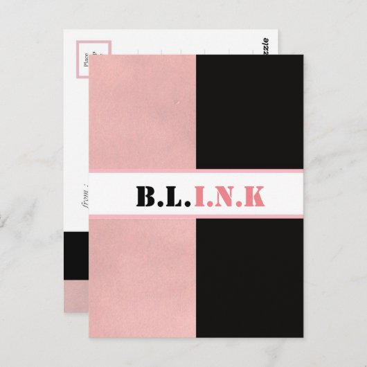 BLINK Briefkaart (Voorkant / Achterkant)