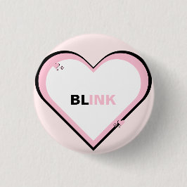 Blink Cute Kpop Teen esthetisch Ronde Button 3,2 Cm