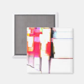 "Blink" Digitaal Abstract Magneet (Voorkant / Achterkant)