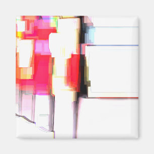 "Blink" Digitaal Abstract Magneet