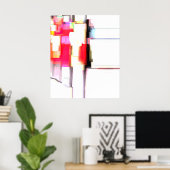 "Blink" Digitaal Abstract Poster (Thuiskantoor)