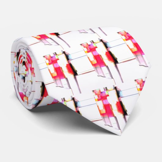 "Blink" Digital Art Stropdas (Opgerold)