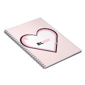 Blink Kpop Cute Aesthetic Teen Notitieboek (Rechterzijde)