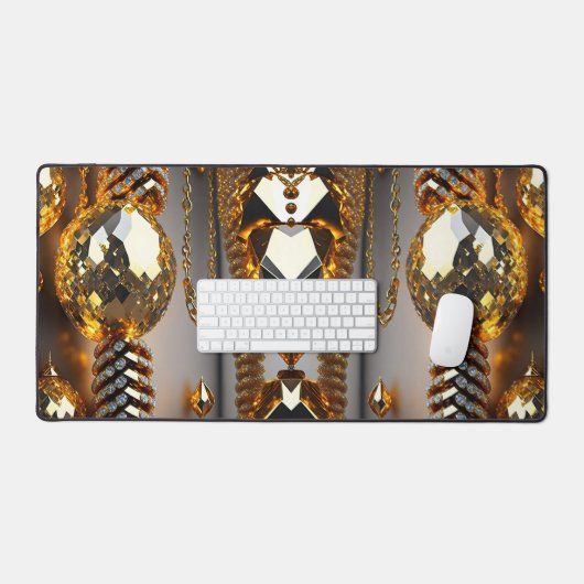 Blink! Mooie chaos-juwelen in goud Bureaumat (Keyboard & Muis)