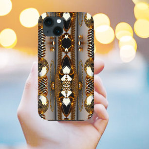 Blink! Mooie chaos-juwelen in goud Case-Mate iPhone Case