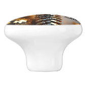 Blink! Mooie chaos-juwelen in goud Keramische Knop (Zijkant)