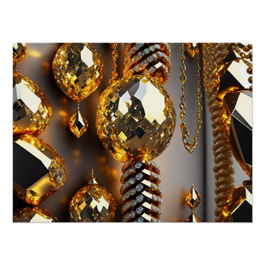 Blink! Mooie chaos-juwelen in goud Perfect Poster (Voorkant)