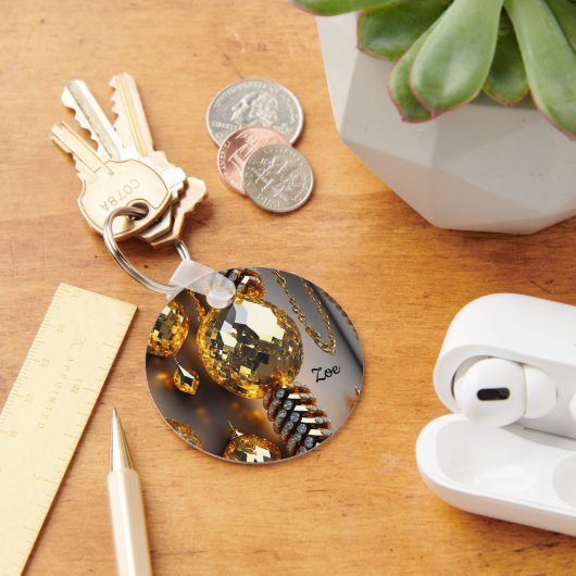 Blink! Mooie chaos-juwelen in goud Sleutelhanger (Bureau)