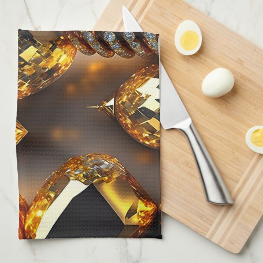 Blink! Mooie chaos-juwelen in goud Theedoek (Quarter Fold)