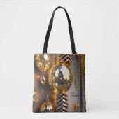 Blink! Mooie chaos-juwelen in goud Tote Bag (Voorkant)