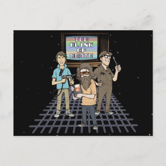 Blink of Death Postcard Briefkaart (Voorkant)