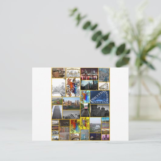 Blink Pittsburgh Briefkaart (Staand voorkant)