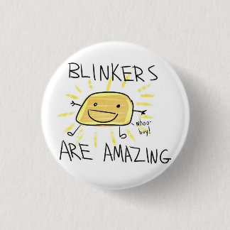 Blinkers zijn geweldig ronde button 3,2 cm