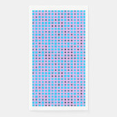 Blinking Pixels Pattern 01.LBlue. Lpurple BG Servet (Voorkant)