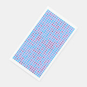 Blinking Pixels Pattern 01.LBlue. Lpurple BG Servet (Hoek)
