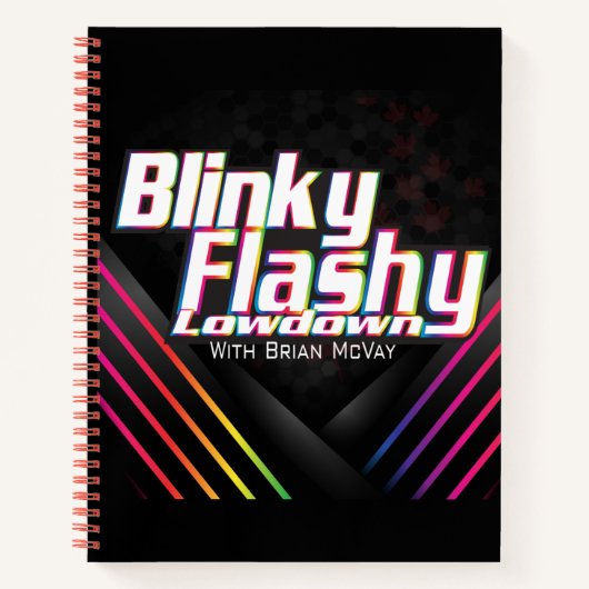 Blinky Flashy NOTEBOOK Notitieboek (Voorkant)