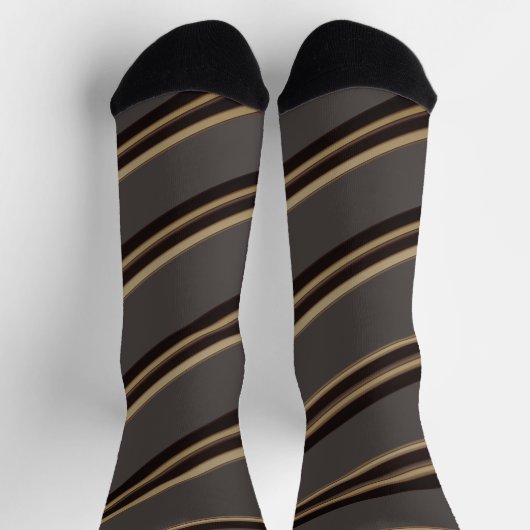 Blinky the Bat Hiding Stripe pattern Socks Sokken (Top)