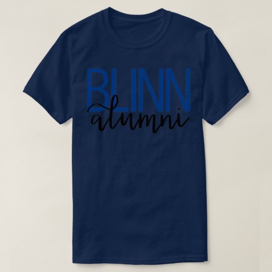 Blinn Alumni Blue T-shirt (Design voorkant)