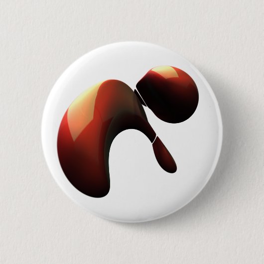 Blipbop in wit ronde button 5,7 cm (Voorkant)