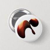 Blipbop in wit ronde button 5,7 cm (Voorkant /achterkant)