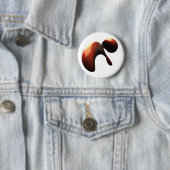 Blipbop in wit ronde button 5,7 cm (In situ)