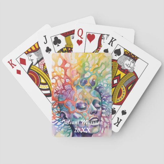 Bliss Aangepaste naam Pokerkaarten (Achterkant)