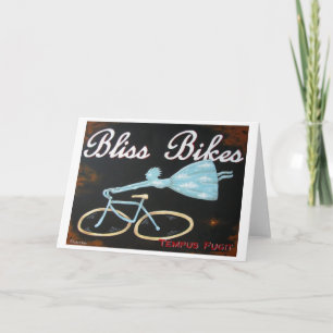 Bliss Bikes Notecard Kaart