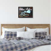 Bliss Bikes Wrapped Canvas by Biddybrain Afdruk (Insitu (Slaapkamer))