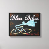 Bliss Bikes Wrapped Canvas by Biddybrain Afdruk (Voorkant)