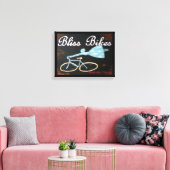 Bliss Bikes Wrapped Canvas by Biddybrain Afdruk (Insitu (Woonkamer))