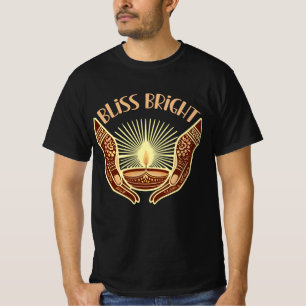 Bliss Bright Positive Energy Motivatie Quote T-shirt
