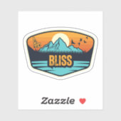Bliss, Idaho Sticker (Vel)
