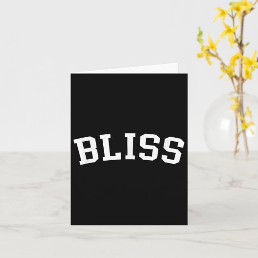 Bliss Kaart (Gele Bloem)