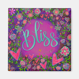Bliss Leuk Bloemen Moderne Inspiratie Magneet