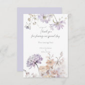 Bliss - Lila en Lavendel Bedankt (Voorkant / Achterkant)