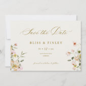 BLISS Pastel Save The Date Minimaal Trouwkaart (Voorkant)