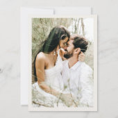 BLISS Pastel Save The Date Minimaal Trouwkaart (Achterkant)