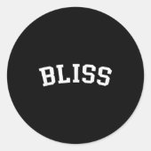 Bliss Ronde Sticker (Voorkant)
