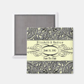 Bliss ~ Wedding Save The Date Aankondiging Magneet (Voorkant / Achterkant)