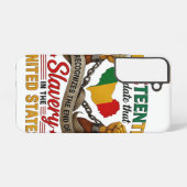 Blissboy Funny Juneteenth T-Shirt Novelty , junete Samsung Galaxy Hoesje (Achterkant horizontaal)