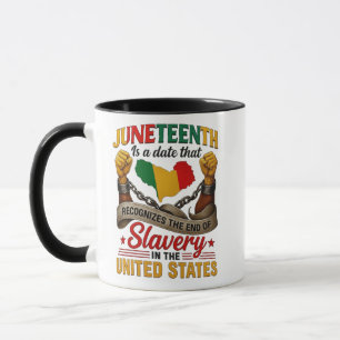 Blissboy Grappige Juneteenth T-shirt Nieuwigheid , Mok