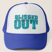Blissed Out Trucker Hat – Yoga Spirituele stijl Pet (Voorkant)