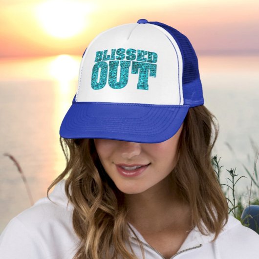 Blissed Out Trucker Hat – Yoga Spirituele stijl Pet