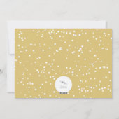 Blissful Blessings Religieuze kerstfoto Feestdagenkaart (Achterkant)