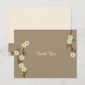 Blissful Blossom Dank je wel Bedankkaart (Voorkant / Achterkant)