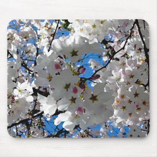 Blissful Blossom Mousepad Muismat (Voorkant)